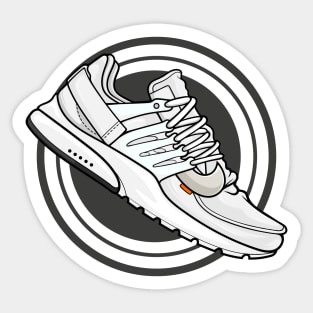 Presto OFW White Sneaker Sticker